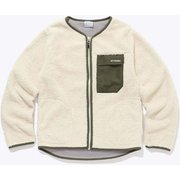 Wクレストフリースカーディガン PL0642 193 Chalk, Cypress XLサイズ [アウトドア フリース レディース]
