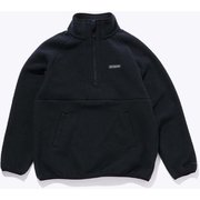 Wクリスタルベンド ハーフジップフリース PL3839 010 Black Mサイズ [アウトドア フリース レディース]