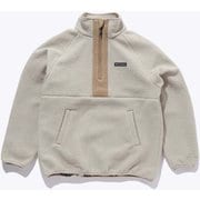 Wクリスタルベンド ハーフジップフリース PL3839 106 Fossil Lサイズ [アウトドア フリース レディース]