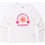 ヘーゼルデルヒルL/Sグラフィックティ AG7337 102 White, Flower Child Mサイズ [アウトドア トップス キッズ]