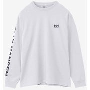 ロングスリーブレターティー L/S Letter Tee HH32380 クリアホワイト(CW) XLサイズ [アウトドア カットソー ユニセックス]
