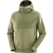 ランライフ フーディ RUNLIFE  HOODIE M LC21000 DEEP LICHEN GREEN Mサイズ [ランニングウェア パーカー メンズ]