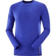 クロス ラン ロングスリーブ ティー CROSS RUN LS TEE M LC20338 Surf The Web Lサイズ [ランニングウェア シャツ メンズ]