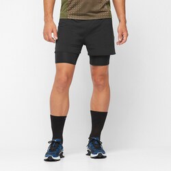SALOMON SENSE 2IN1 SHORTS ディープブラック（未使用） Amazon | SALOMON(サロモン) SENSE 2IN1 SHORTS M DEEP BLACK M