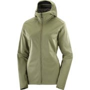 ゴアテックス ソフトシェル ジャケット GORE-TEX SSHELL JKT W LC2129600 DEEP LICHEN GREEN Mサイズ [ランニングウェア ジャケット レディース]