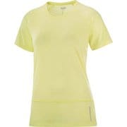 クロス ラン ショートスリーブ ティー CROSS RUN SS TEE W LC21319 Charlock Mサイズ [ランニングウェア シャツ レディース]