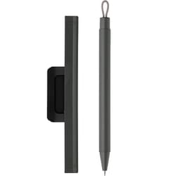 ジェルボールペン pitan（ピタン） 0.5mm ノック式 ノートホルダー付 インク色：黒 本体色：ブラック P-JJ115-BK