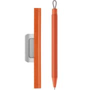 ジェルボールペン pitan（ピタン） 0.5mm ノック式 ノートホルダー付 インク色：黒 本体色：オレンジ P-JJ115-OR