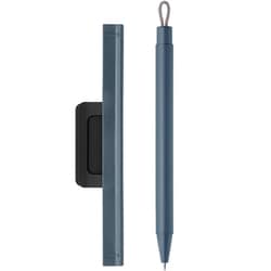 ジェルボールペン pitan（ピタン） 0.5mm ノック式 ノートホルダー付 インク色：黒 本体色：ブルーグレー P-JJ115-BGR