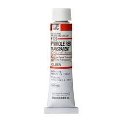 ホルベイン 油絵具 6号 20ml H029 ピロールレッドトランスペアレント