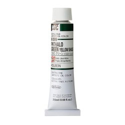 ホルベイン 油絵具 6号 20ml H099 フタログリーンイエローシェード