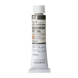 ホルベイン 油絵具 6号 20ml H179 モノクロームチントクール