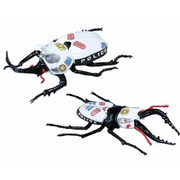 自由研究シリーズ No.254 はたらく くるま編 カブトムシ＆クワガタムシ パトカー仕様セット [組立式プラスチックモデル]
