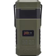 IPX6 多機能360°ランタン付きAM・FMデジタルラジオ オリーブグリーン MFER01