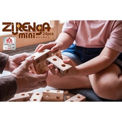 木製玩具 天然木製ブロック ZURENGA mini （ズレンガミニ） 24 pcs