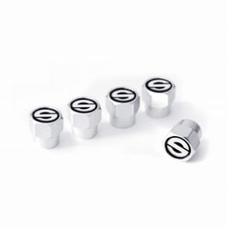 エアバルブキャップ 5Pcs セット Sロゴ SPC1417A