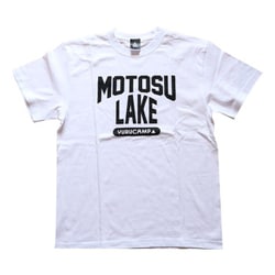 ゆるキャン△ MOTOSU LAKE Tシャツ ホワイト Mサイズ [キャラクターグッズ]