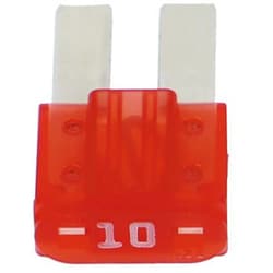 マイクロ2ヒューズ 10A（約9×15×4mm）10個入り 7603