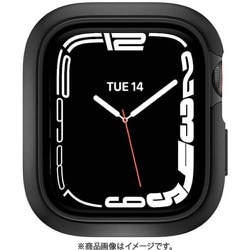 ME_WA2CSATW1_BK [Apple Watch Series 8/7/6/5/4/SE2/SE（40/41mm）対応 ケース 耐衝撃 アルミ×TPU 保護ケース Odyssey （matte）]