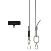ME_SPASRFBS6_MG [SMART PHONE 各種対応 スマホショルダーストラップ 斜めがけ/首掛け/肩掛け 長さ調節可能 Strap＋ Strap Card （6mm）]