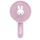miffy コンパクトハンディファン USB扇風機 風量調節3段階 ストラップ付き AURORA PINK 393-PXXP050-AP