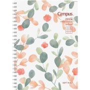2024年 ソフトリングダイアリ- A5花柄 ニ-SMNL2-A5-24