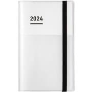 ジブン手帳mini 2024 ファーストキット スタンダードカバー ホワイト ニ-JFM1W-24