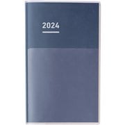 ジブン手帳 2024 DIARYスタンダードカバー インディゴ ニ-JCD1DB-24
