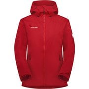 コンヴェイツアーハードシェル フーデットジャケット アジアンフィットウィメン Convey Tour HS Hooded Jacket AF Women 1010-28801 3734 blood red-black Mサイズ(日本：Lサイズ) [アウトドア 防水ジャケット レディース]