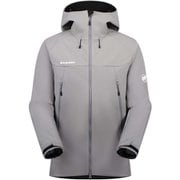 ウィンターフィールド ソフトシェルフード ジャケット アジアンフィットメン Winterfield SO Hooded Jacket AF Men 1011-01970 00696 alloy Lサイズ(日本：XLサイズ) [ソフトシェルジャケット メンズ]