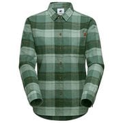 トロバット ロングスリーブシャツ ウィメン Trovat Longsleeve Shirt Women 1015-01360 40239 dark jade-woods Sサイズ(日本：Mサイズ) [アウトドア シャツ レディース]