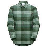 トロバット ロングスリーブシャツ ウィメン Trovat Longsleeve Shirt Women 1015-01360 40239 dark jade-woods XXLサイズ(日本：3XLサイズ) [アウトドア シャツ レディース]