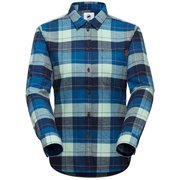 トロバット ロングスリーブシャツ ウィメン Trovat Longsleeve Shirt Women 1015-01360 40252 neo mint-deep ice XSサイズ(日本：Sサイズ) [アウトドア シャツ レディース]