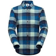 トロバット ロングスリーブシャツ ウィメン Trovat Longsleeve Shirt Women 1015-01360 40252 neo mint-deep ice Lサイズ(日本：XLサイズ) [アウトドア シャツ レディース]