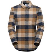 トロバット ロングスリーブシャツ ウィメン Trovat Longsleeve Shirt Women 1015-01360 50579 marine-savannah XSサイズ(日本：Sサイズ) [アウトドア シャツ レディース]