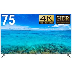 液晶ディスプレイ/75型/4K(3840×2160)/VAパネル/HDR対応/HDMI×3 DKS-4K75DG6