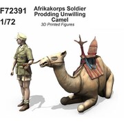 CMF72391 1/72 独アフリカコープ兵士1体＋不服従のらくだ・3Dプリント [プラモデル]