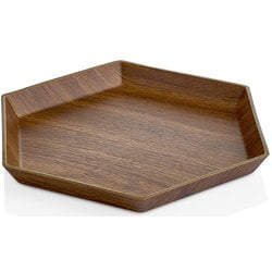 evelin PLATE HEXAGON WOOD BR 003210