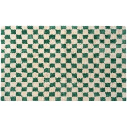 ブリッド モロッコ　チェッカーラグ　緑 BRID ブリッド Olika モロッコ チェッカーラグ 50×70cm | 商品