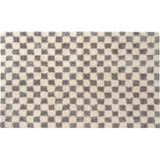 001462 [Morocco CHECKER RUG 140×200 Gray]