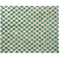 Morocco CHECKER RUG 200×200 Green 001463