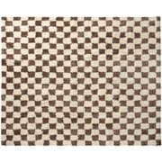 001463 [Morocco CHECKER RUG 200×200 Brown]