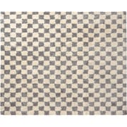 001463 [Morocco CHECKER RUG 200×200 Gray]