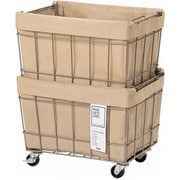 003372 [STACKING BASKET 2 with CASTER WASHABLE COVER Beige]