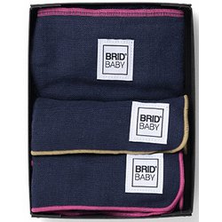 BRID BABY スタイ タオルハンカチ ギフトセット スタイ（NV×PK）セット 001453