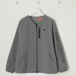 012-3220007-023-5 [M ドビーチェック裏パイル FZカラーレスブルゾン SP メンズ 5サイズ グレー]