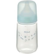 はなえみ ガラス哺乳びん 240mL クリアブルー [対象月齢：3ヵ月～]