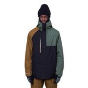 GORE-TEX CORE SHELL JACKET M2W107 CYPRESS GREEN COLORBLOCK XLサイズ [スノージャケット メンズ]