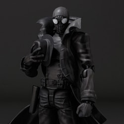 未開封 SVセンチネル スパイダーマン ノワール Sentinelスパイダーマンノワールsvアクションフィギュア、モデル