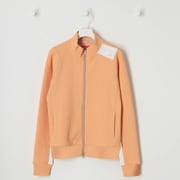 012-3262501-151-0 [W 針抜きワッフル トラックジャケット WO ウィメンズ 0サイズ オレンジ]